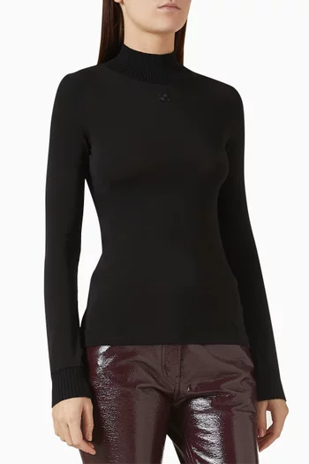 بلوزة ريديشن ضيقة نسيج فيسكوز