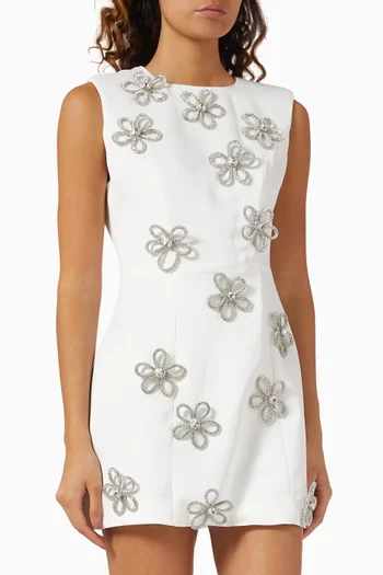 Maiara Diamanté Mini Dress