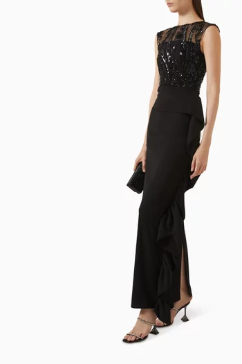 Embellished Maxi Dress