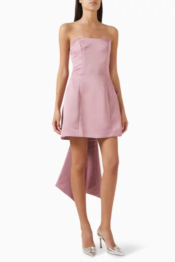 Rose Cocktail Dress in Crepe