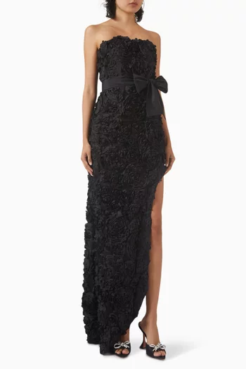 Megan 3D Rosette Gown