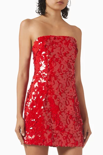 Emma Sequin-embellished Mini Dress