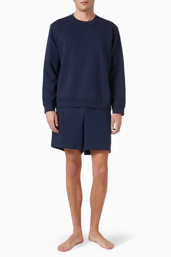 شورت مريح بقصة فضفاضة صوف