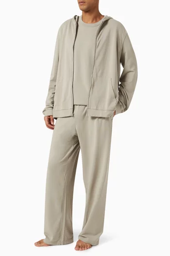 Jersey Lounge Zip-up Hoodie