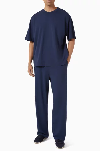 Jersey Lounge Relaxed Straight-leg Pants