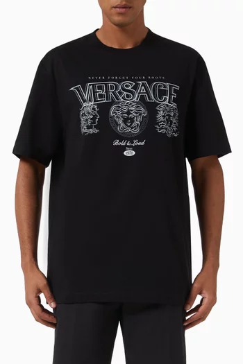Medusa Logo-print T-shirt in Cotton