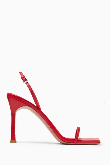 Maya 95 Slingback Sandals in Leather