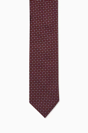 Floral Tie in Silk