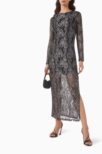 Yaspolima Maxi Dress in Lace