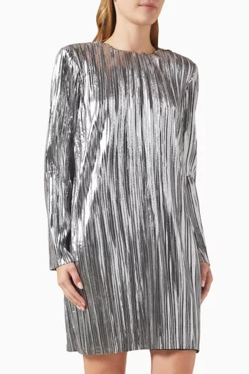 Yasregina Mini Dress in Plissé