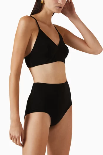 High-rise Bikini Briefs in Poly Lycra