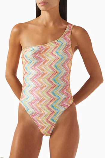 Raschel One-piece Swimsuit