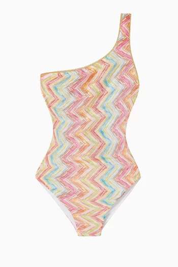 Raschel One-piece Swimsuit