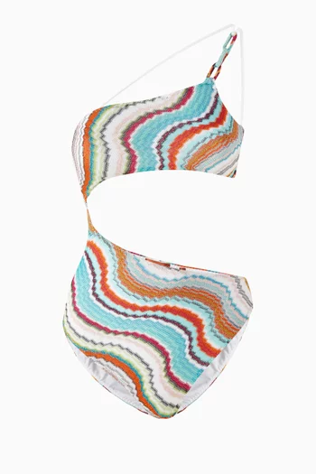 One-shoulder One-piece Swimsuit
