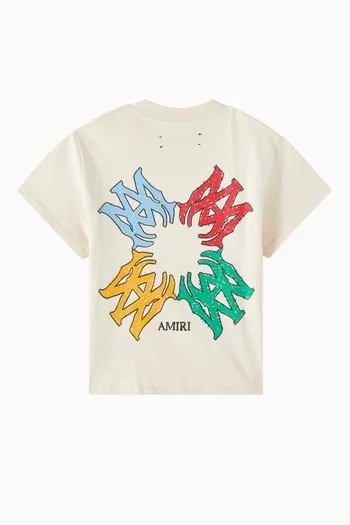 Ma Quad Scribble T-shirt in Cotton