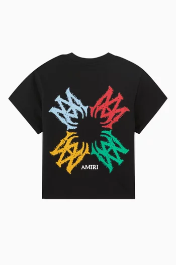 Ma Quad Scribble T-shirt in Cotton