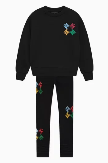 Ma Quad Scribble Sweatshirt in Cotton
