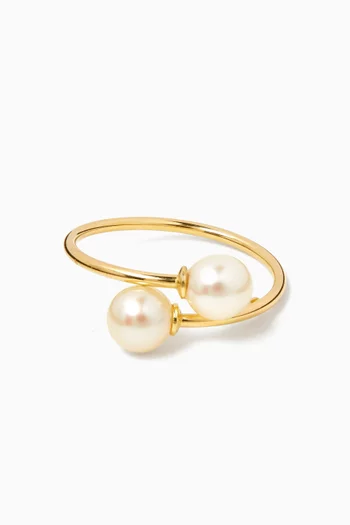 Pearla Open Ring in 18kt Yellow Gold