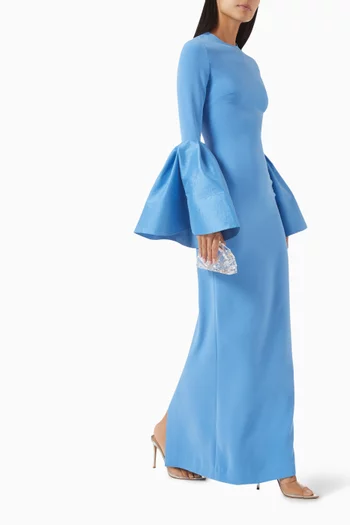 Suri Flare-sleeve Gown