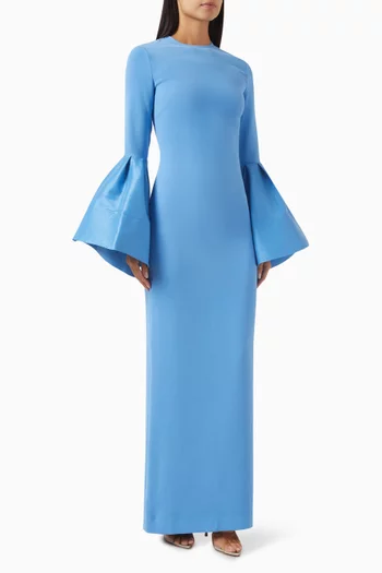 Suri Flare-sleeve Gown