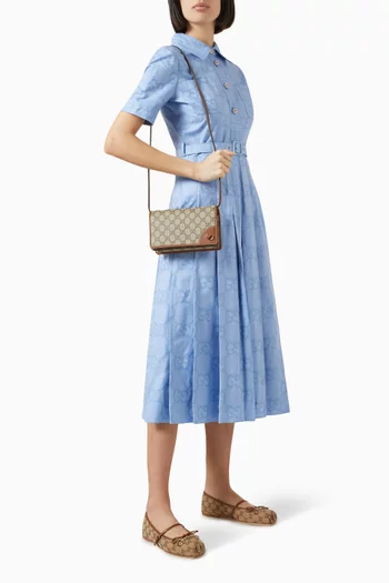 Super Mini Shoulder Bag in GG Canvas