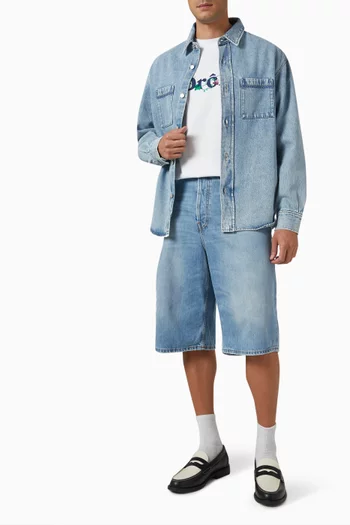 La Chemise Tressée Shirt in Denim