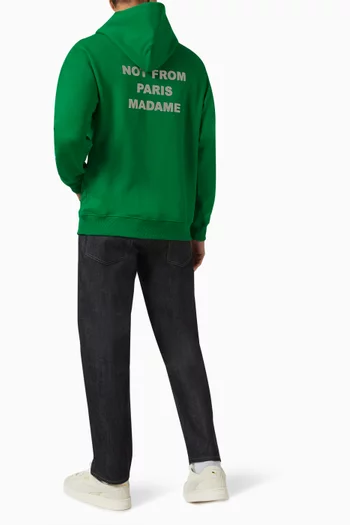 Le Hoodie Slogan in Cotton