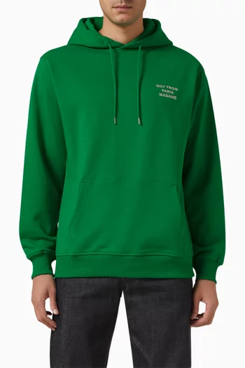 Le Hoodie Slogan in Cotton