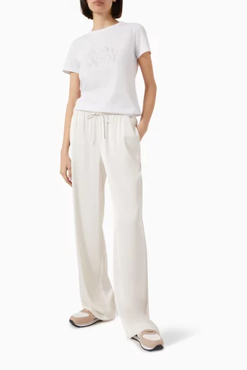 Frank Drawstring Pants in Satin