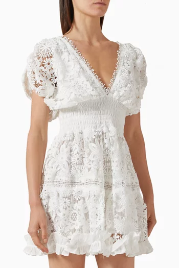 Morana Mini Dress in Cotton-blend