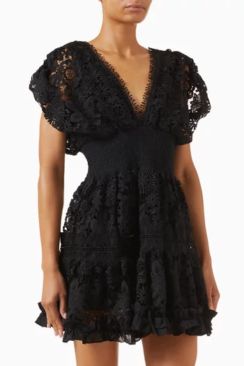 Morana Mini Dress in Cotton-blend