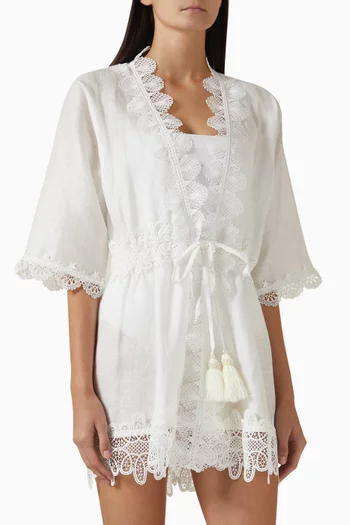 Gabriella Kimono in Linen