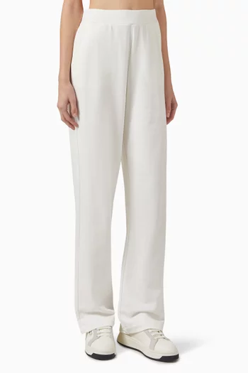Straight-leg Pants in Cotton