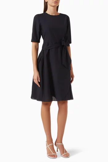 Icon Side-tie Mini Dress