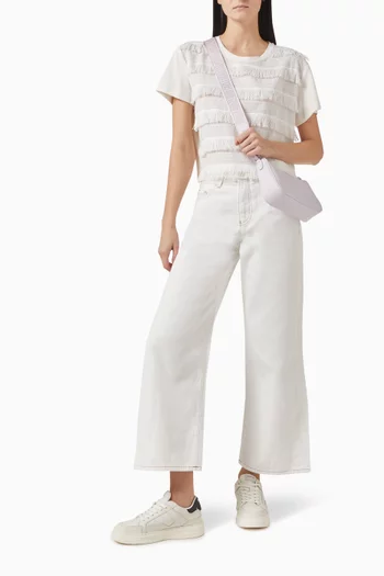 Fringe T-shirt in Cotton