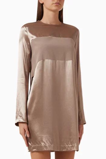 Dawn to Dusk Dress in Satin