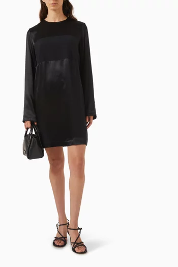 Dawn to Dusk Dress in Satin