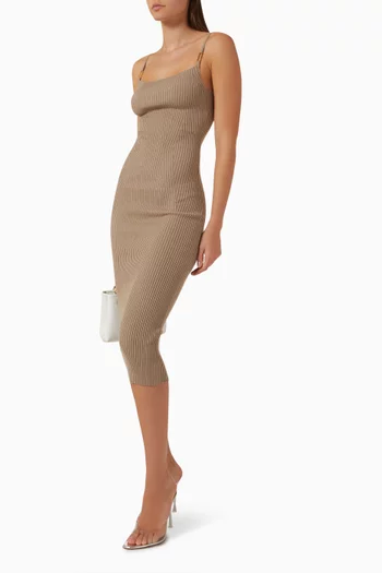 Dawn to Dusk Ribbed Maxi Dress