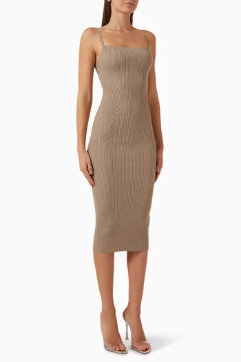 Dawn to Dusk Ribbed Maxi Dress
