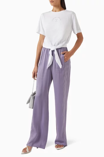 Icon Chevron Pants in Acetate-blend