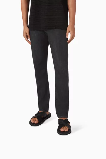 Crossover Sandals in Calf Leather