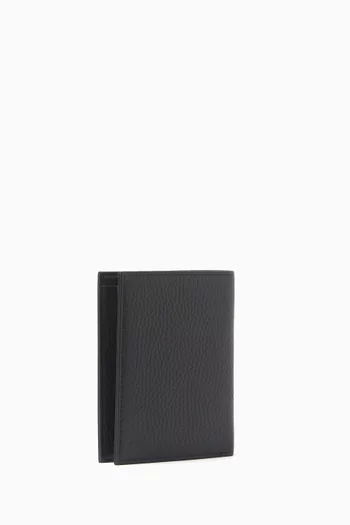Logo Card Holder in Leather