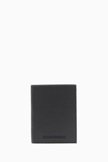 Logo Card Holder in Leather