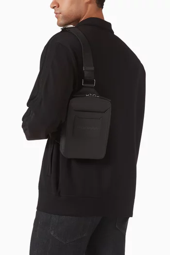 حافظة كروس بشعار الماركة جلد عجل