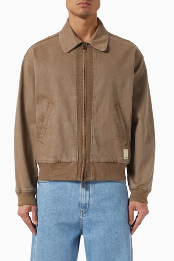 Zip Jacket in Cotton