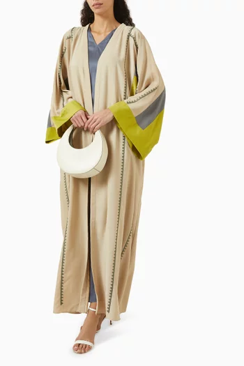 3-piece Abaya Set in Cotton