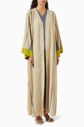 3-piece Abaya Set in Cotton