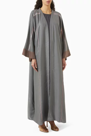 2-piece Abaya & Dress Set in Cotton