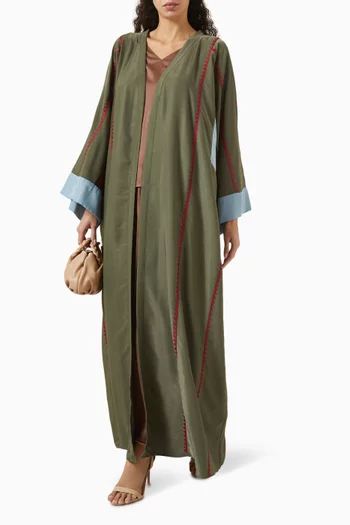3-piece Abaya Set in Cotton
