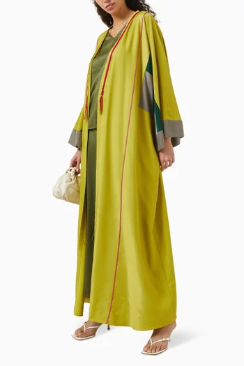 3-piece Abaya Set in Cotton